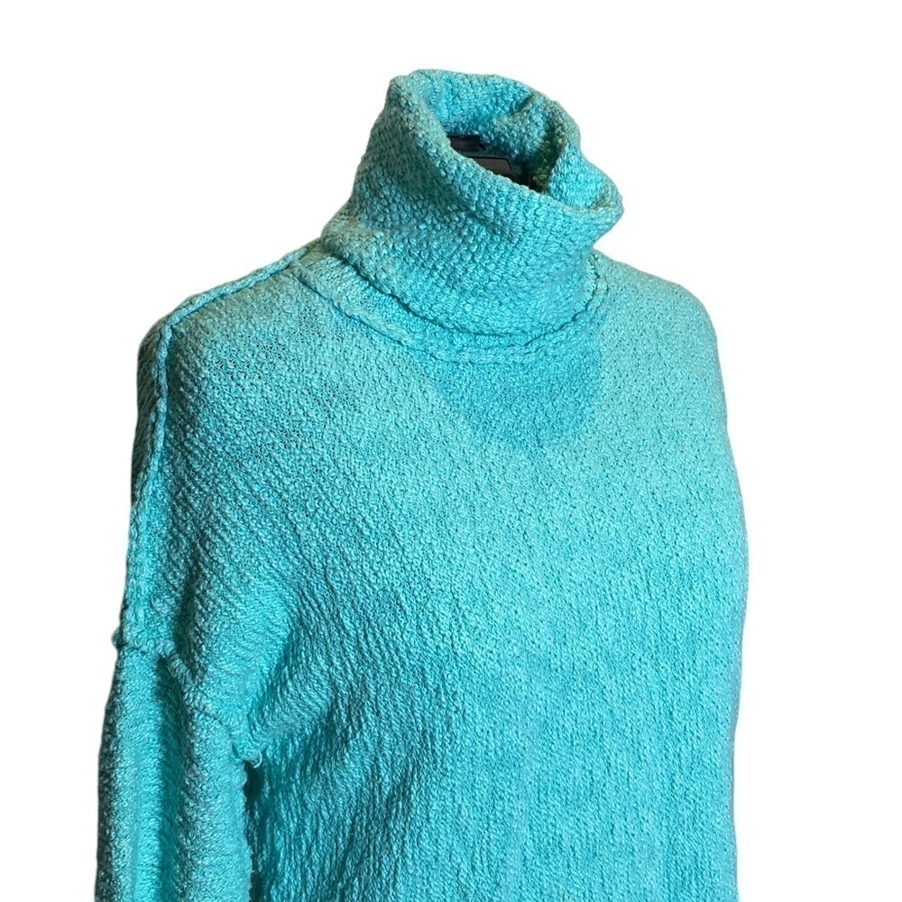 Anna Craig women's size M/L textured knit funnel neck long sleeve pullon sweater